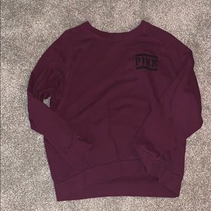 PINK maroon sweatshirt